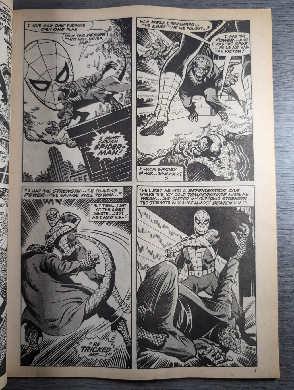 Spider-Man Comics Weekly No 92 Marvel Comics UK 16th November 1974 Vintage Comic