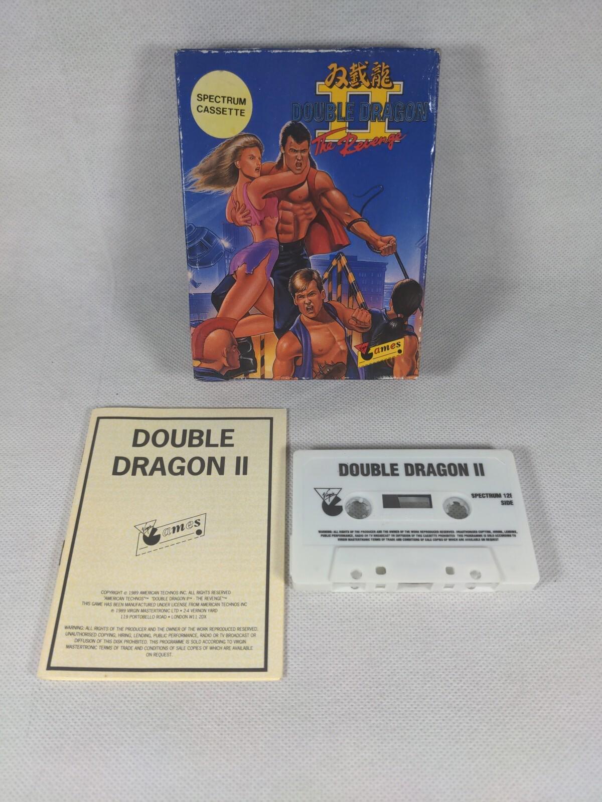 Double Dragon II The Revenge ZX Spectrum 48K 128K Game Cassette Tested & Working