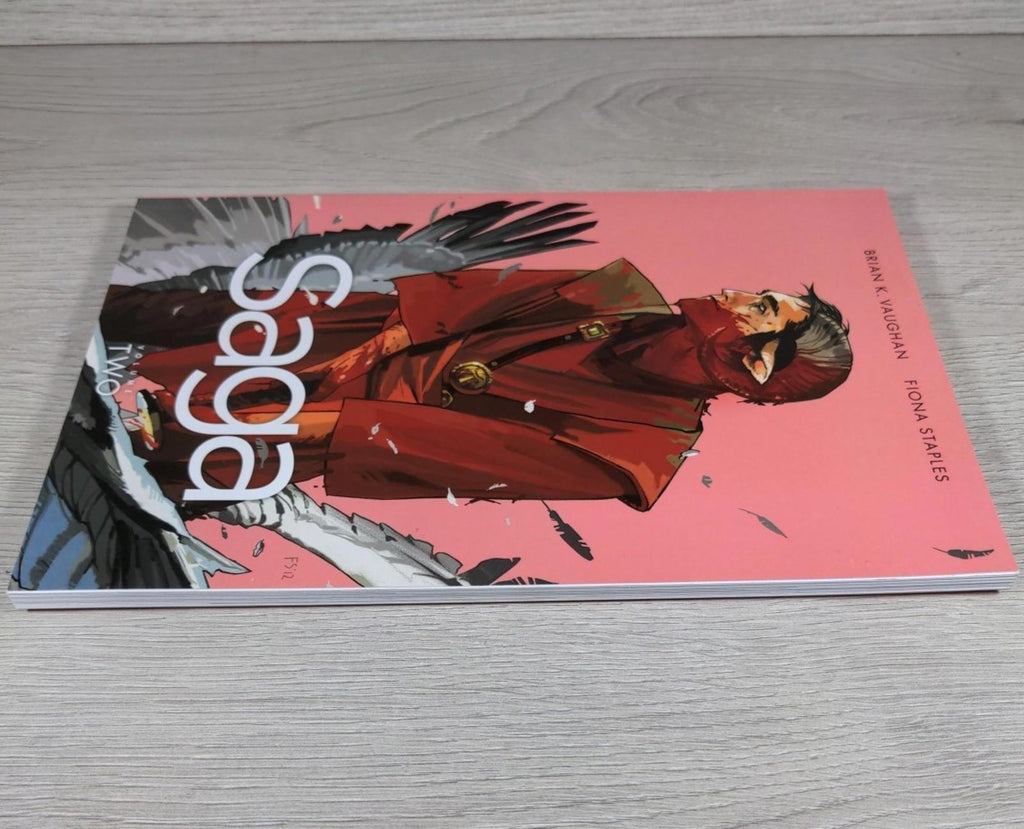 Saga Volume 2 by Brian K Vaughan Paperback 2013 Image Graphic Novel - Retrorama UK