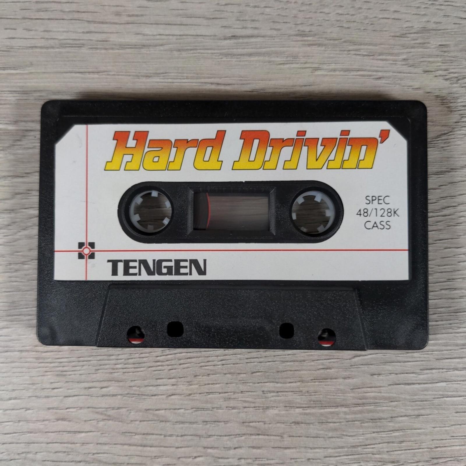 Hard Driving ZX Spectrum 48K 128K Video Game Cassette Tested & Working