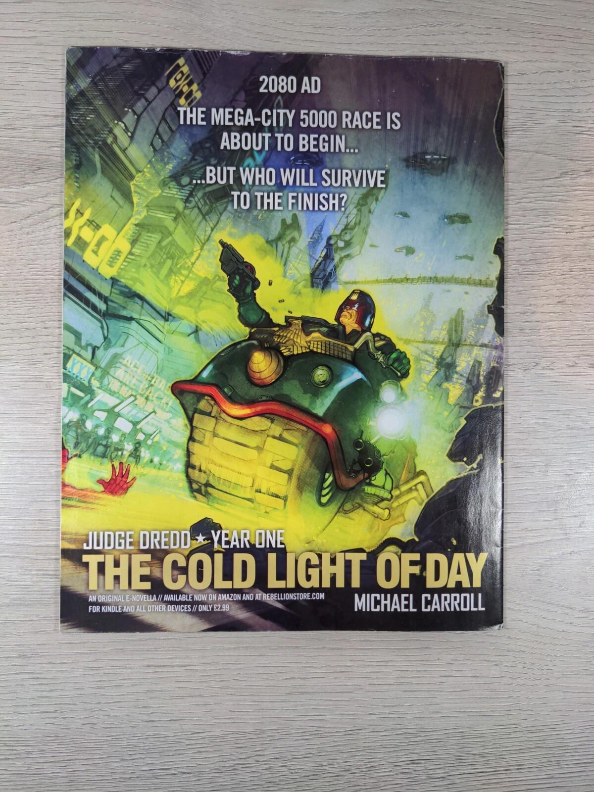 2000AD Comic Under Pressure! Prog 1843 Date 31st July 2013