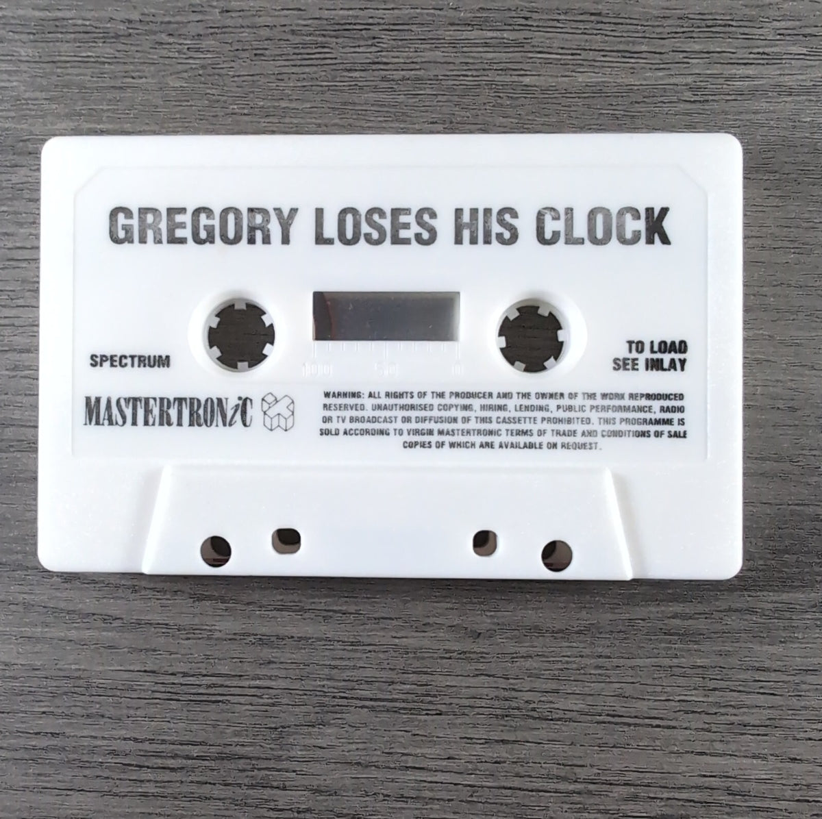 Gregory Loses His Clock Sinclair ZX Spectrum 48/128K Game Tested & Working