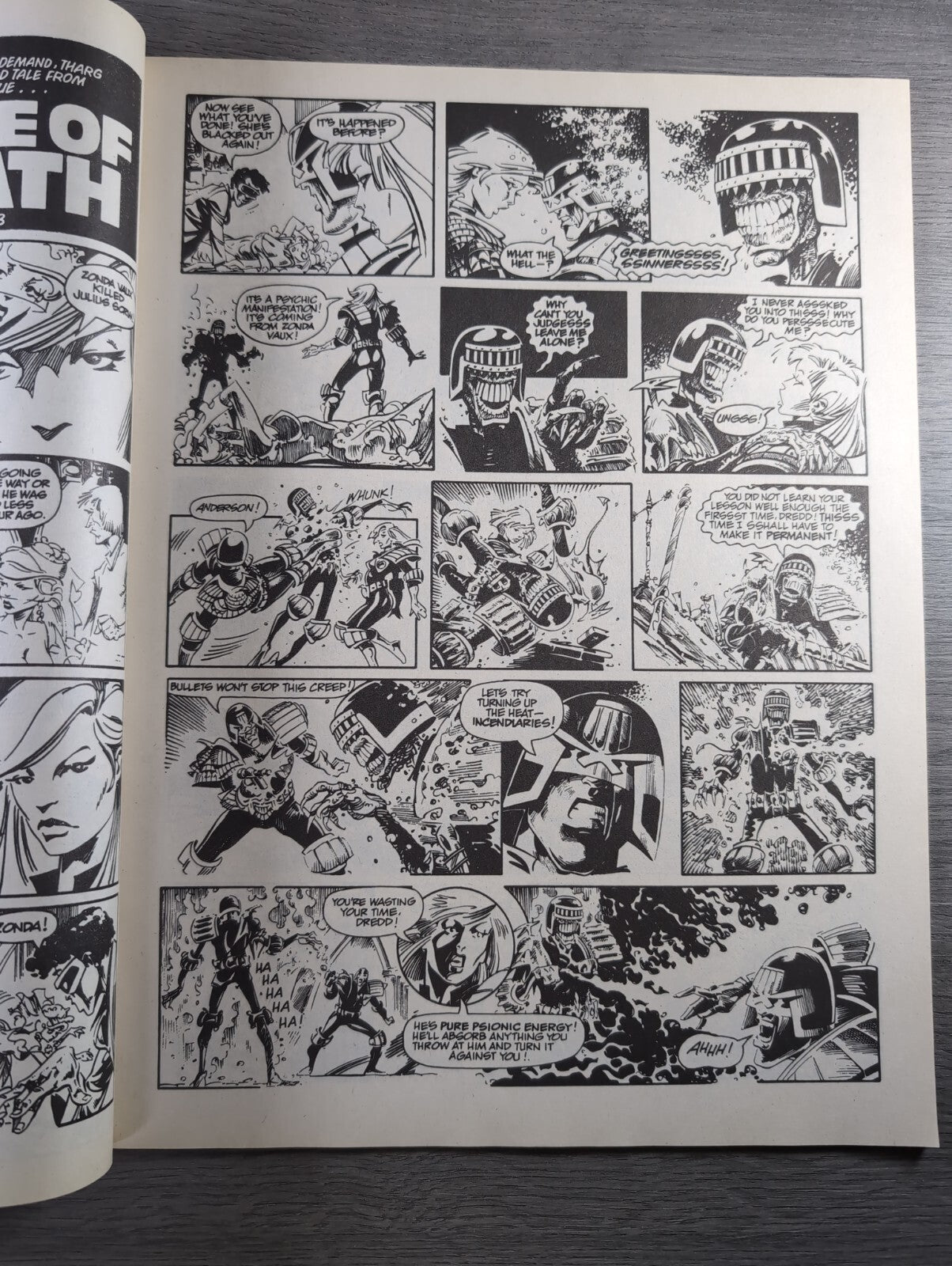 2000AD Prog 608 Featuring Judge Dread Comic 7th Jan 1989 Vintage Retro Comic
