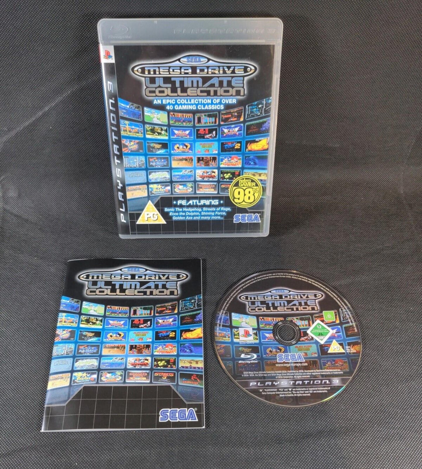 Sega Mega Drive Ultimate Collection Playstation 3 PS3  Region 2 PAL