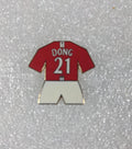 Manchester United Football Club Dong No21 Shirt Enamel Pin Badge - Retrorama UK