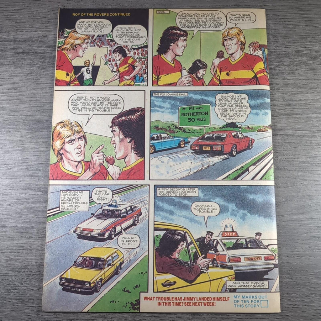Roy of The Rovers 8th December 1984 Vintage Comic IPC Magazines