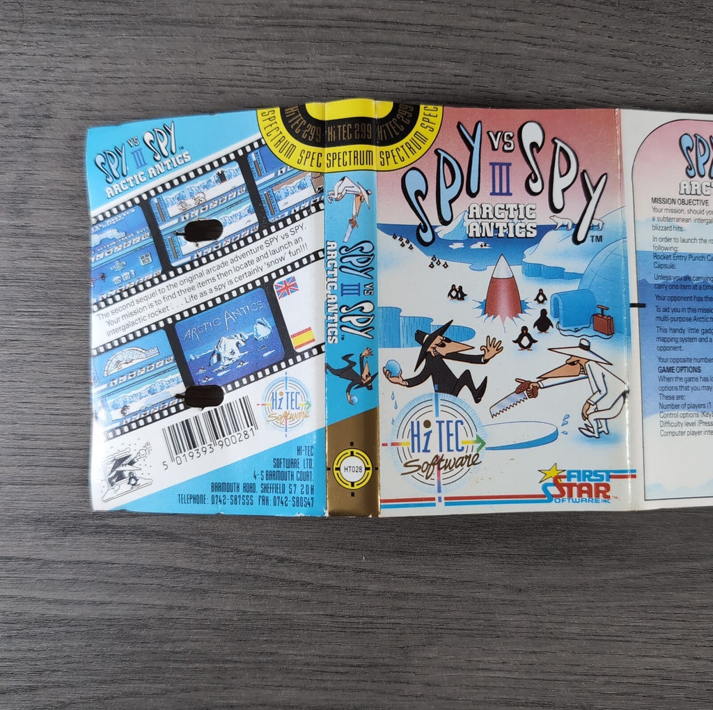 Spy Vs Spy III Artic Antics ZX Spectrum 48/128K Game Tested & Working