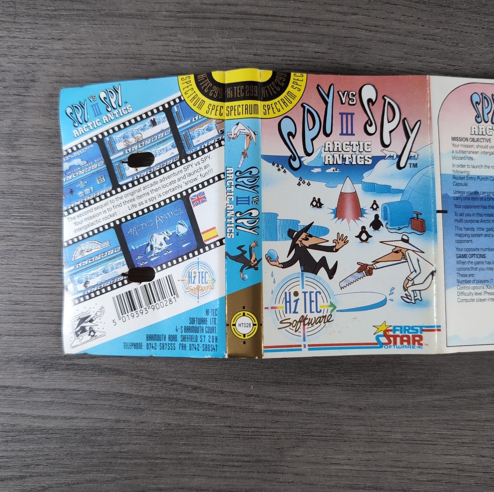 Spy Vs Spy III Artic Antics ZX Spectrum 48/128K Game Tested & Working