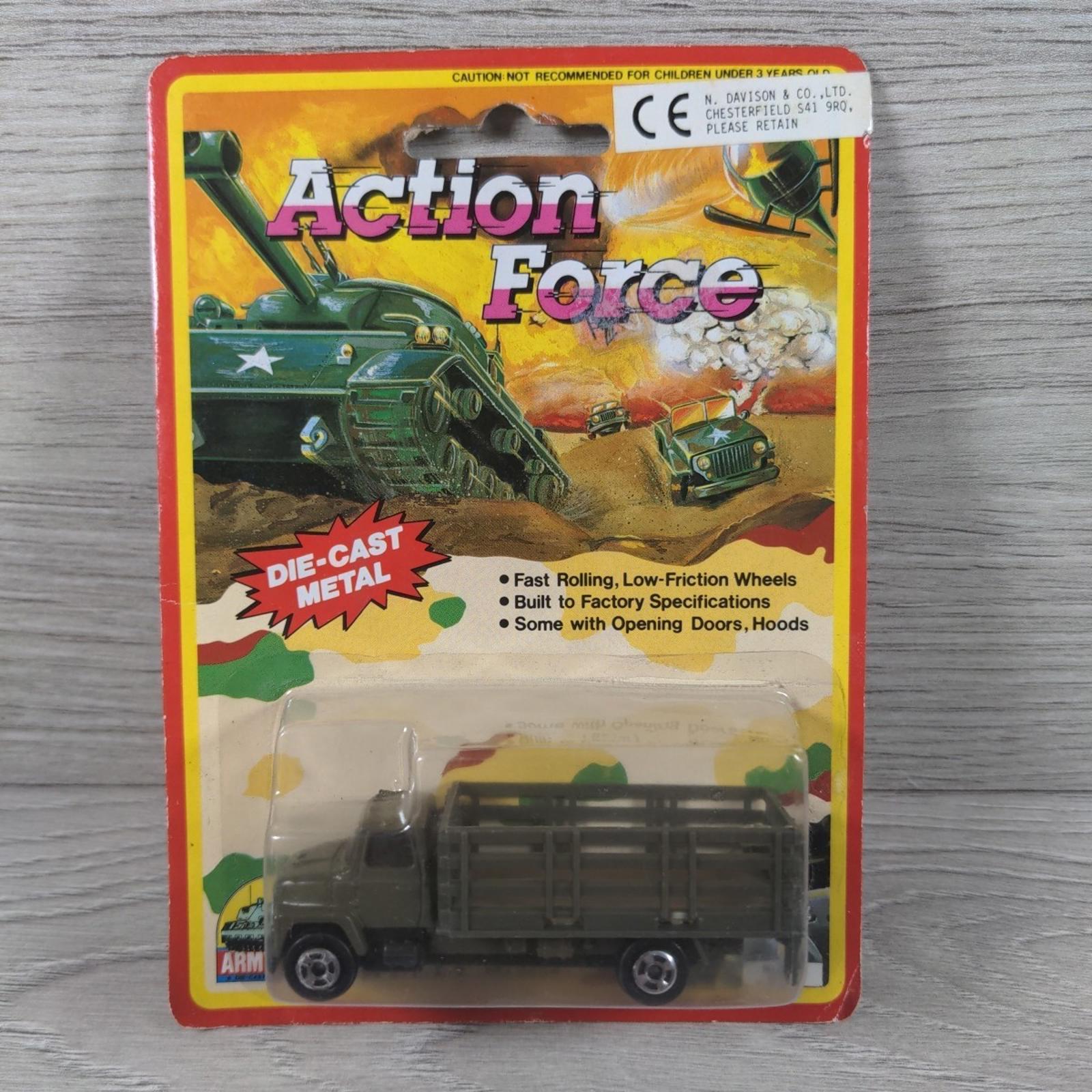 Welly Action Force Army Force Military Truck No 8634 1980s Diecast Model