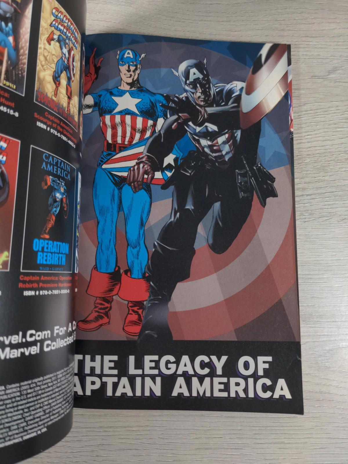 Marvel The Legacy Of Captain America by Joe Simon Marvel Comic Book