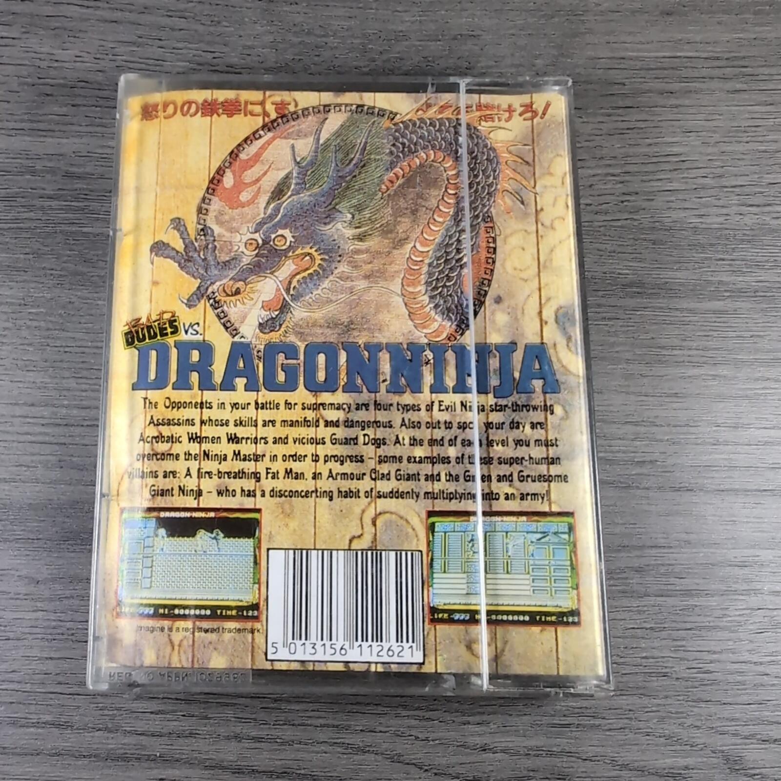 Dragon Ninja  ZX Spectrum 48/128K Game Cassette Tested & Working