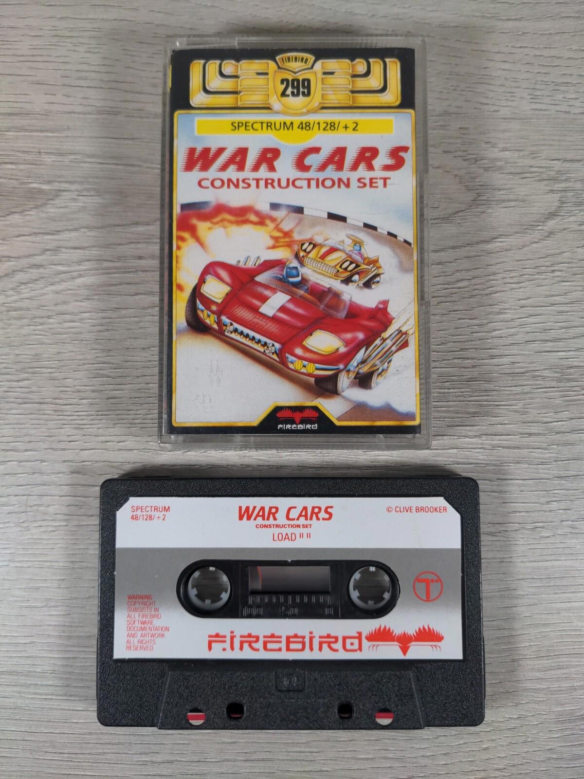 War Cars Construction Set ZX Spectrum 48K 128K Game Cassette Tested & Working