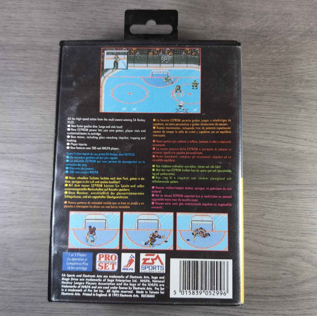 NHLPA Hockey 93 Sega Mega Drive Game Tested & Working UK Pal Region CIB