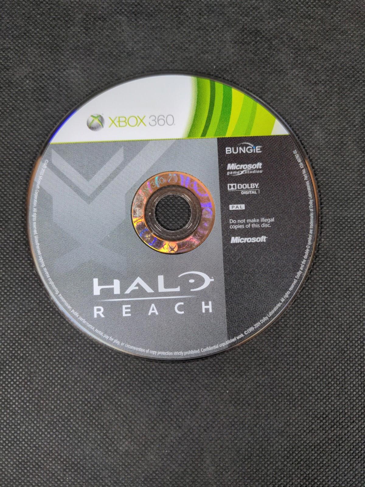 Halo Reach Xbox 360 Game + Manual Tested & Working