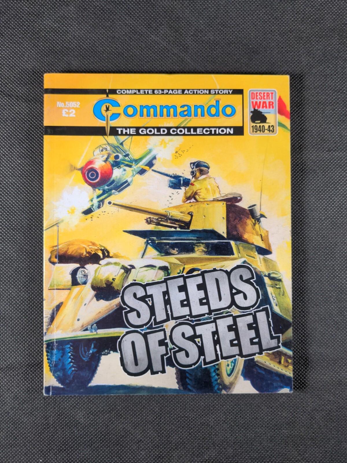 Commando Comic Issue Number 5052 Steeds Of Steel - Retrorama UK