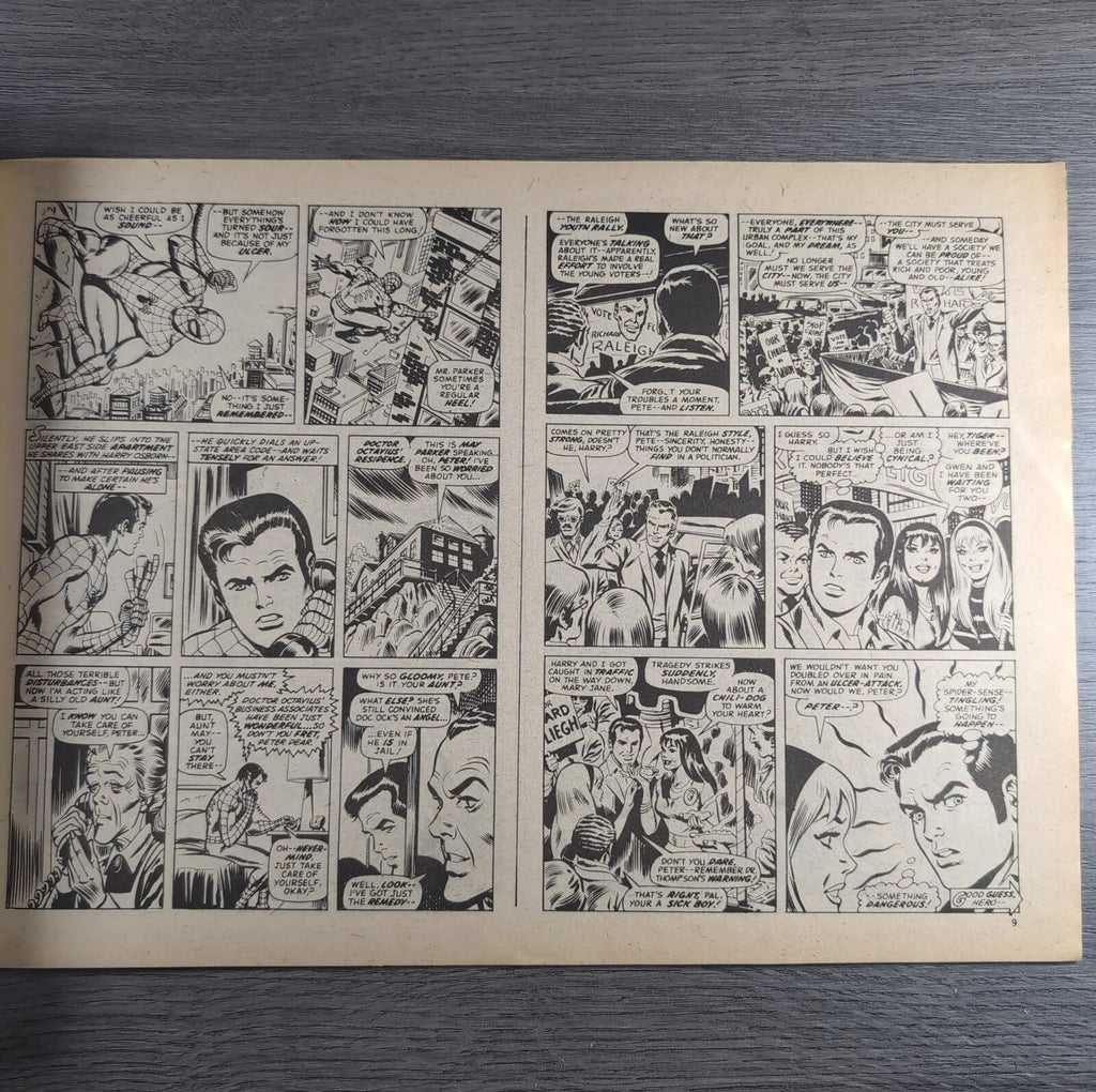 Super Spider-Man With The Super Heroes No. 166 Marvel Comics 17th April 1976