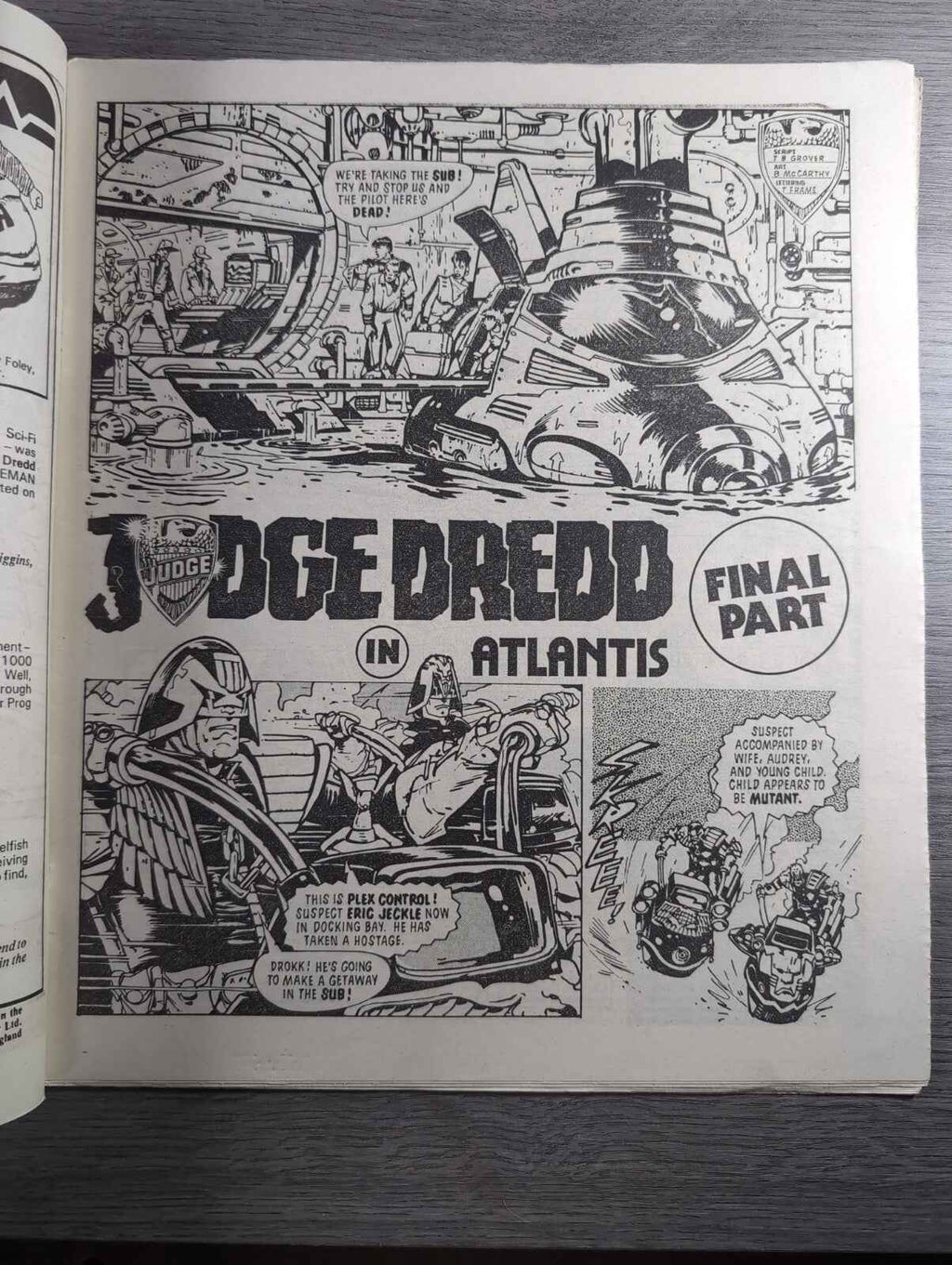 2000AD Prog 488 Featuring Judge Dread Comic Date 20 Sept 1986 Retro Comics