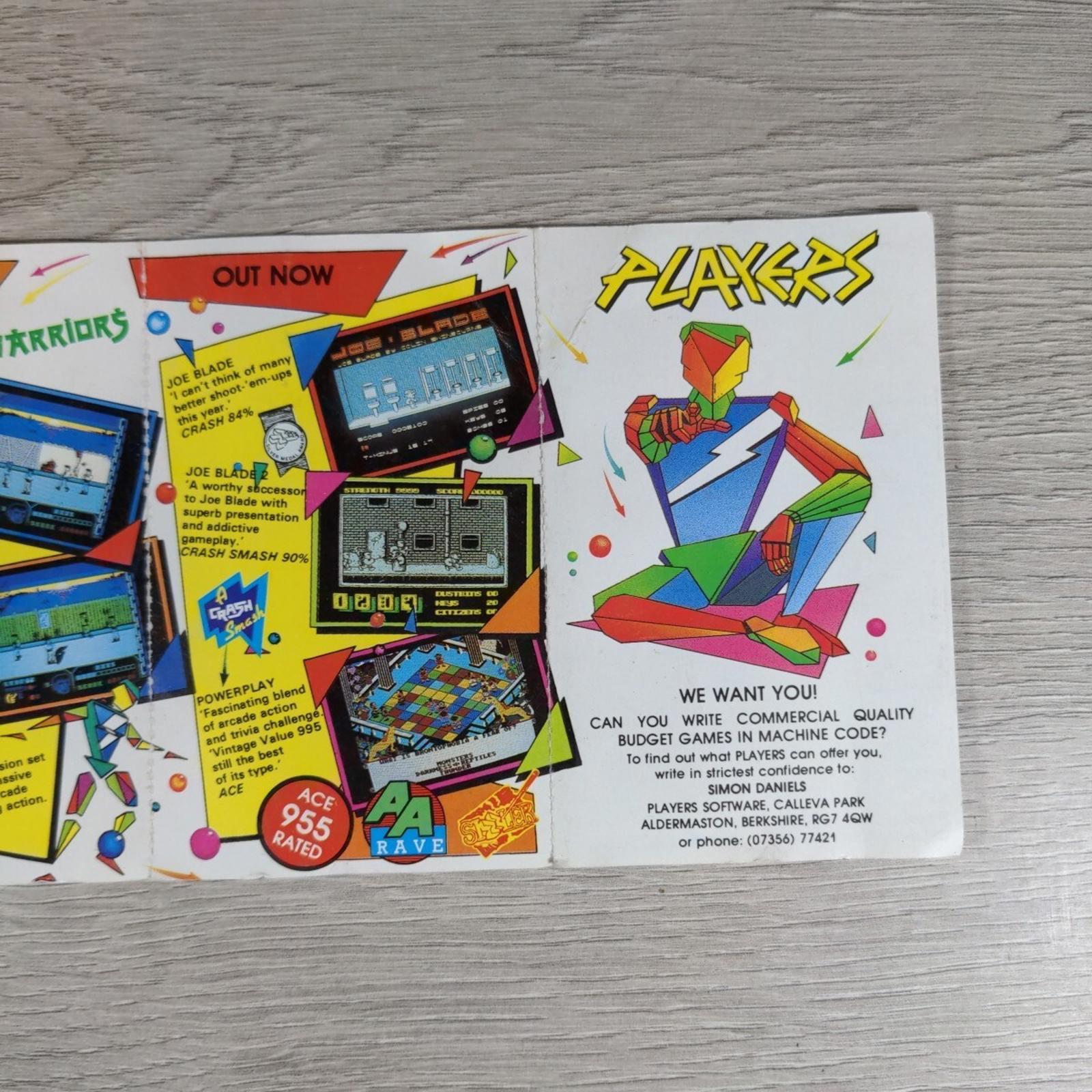 Tomcat ZX Spectrum 48K 128K Game Cassette Tested & Working