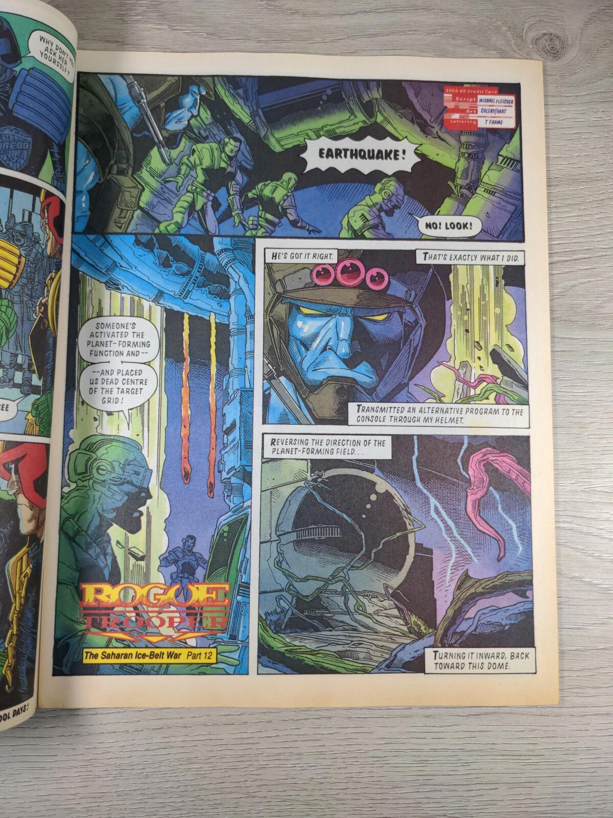2000AD Featuring Judge Dredd Prog 741 July 1991 Vintage Comic - Retrorama UK