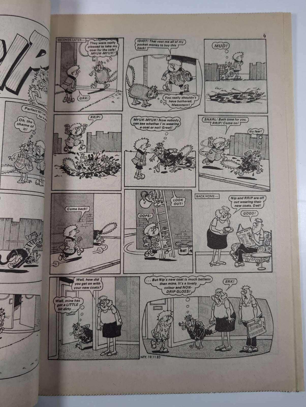 Nutty Comic Featuring Bananaman Issue No. 197 Nov 19th 1983 Vintage Retro Comic