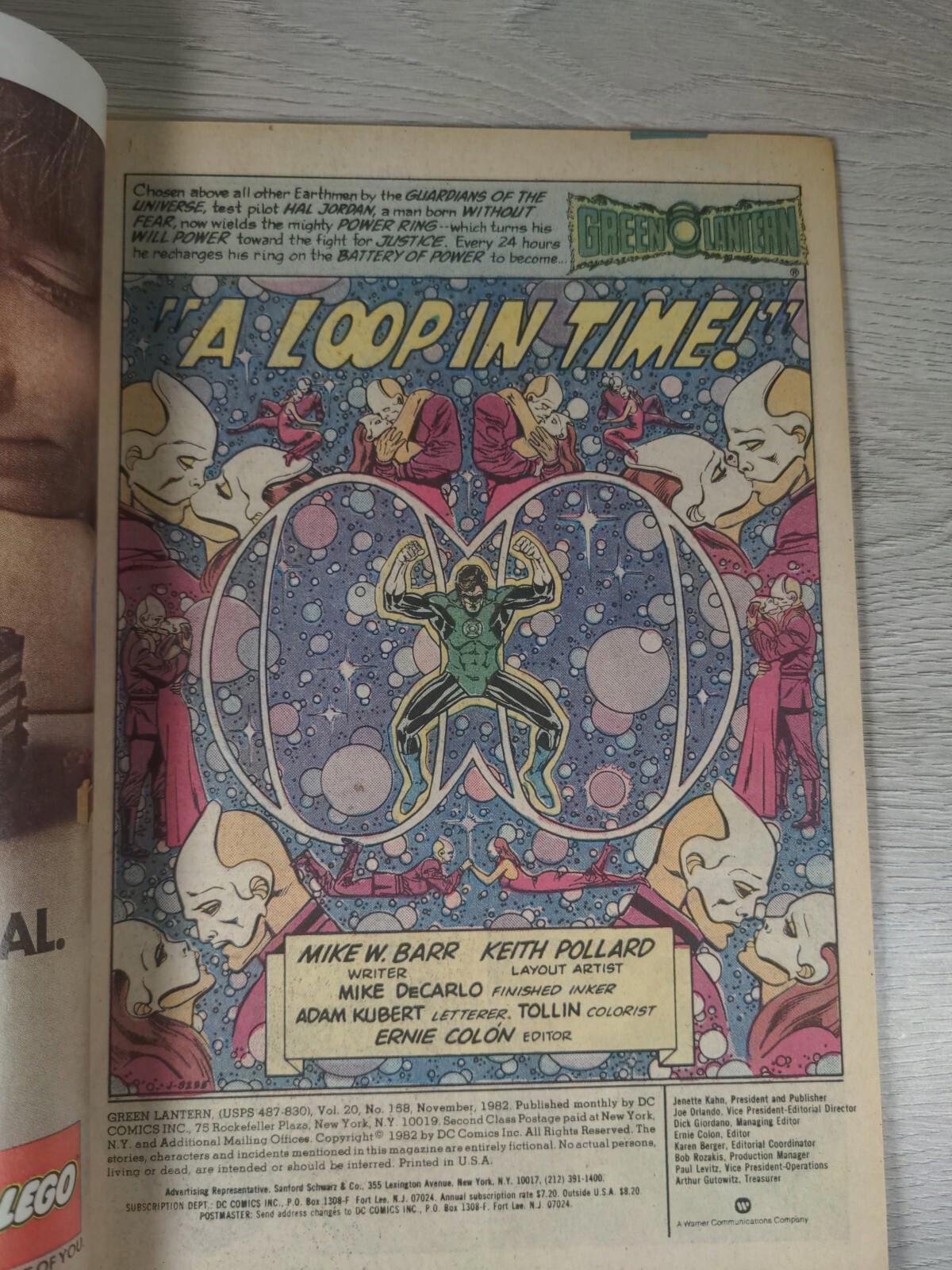 DC Comics Green Lantern #158 November 1982 Vintage Comic
