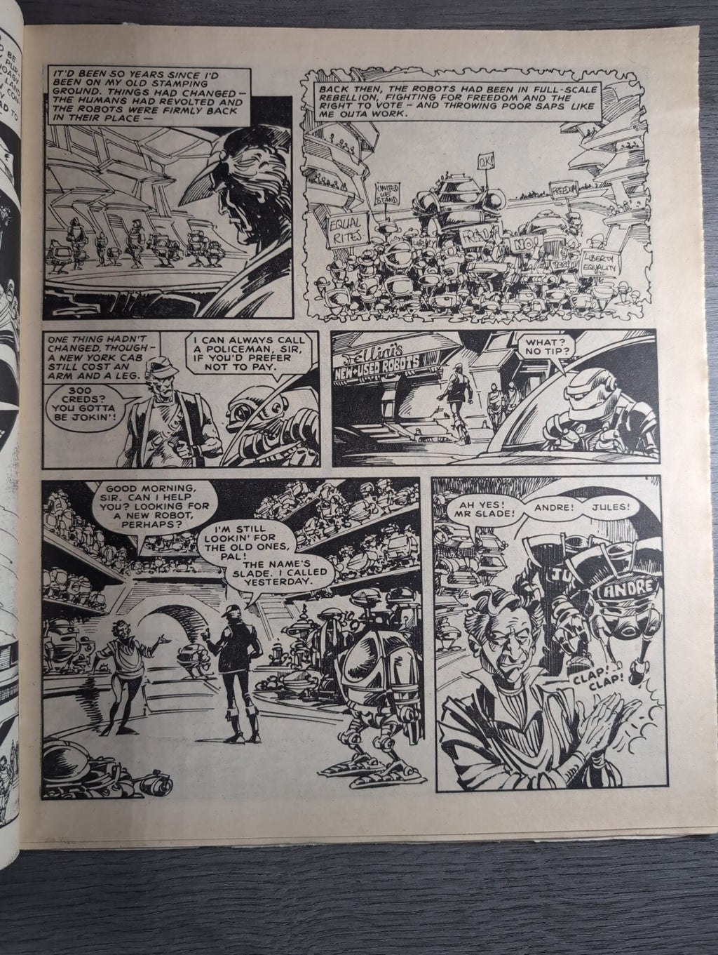 2000AD Prog 436 Featuring Judge Dread Comic 21st Sept 1985 Vintage Retro Comic