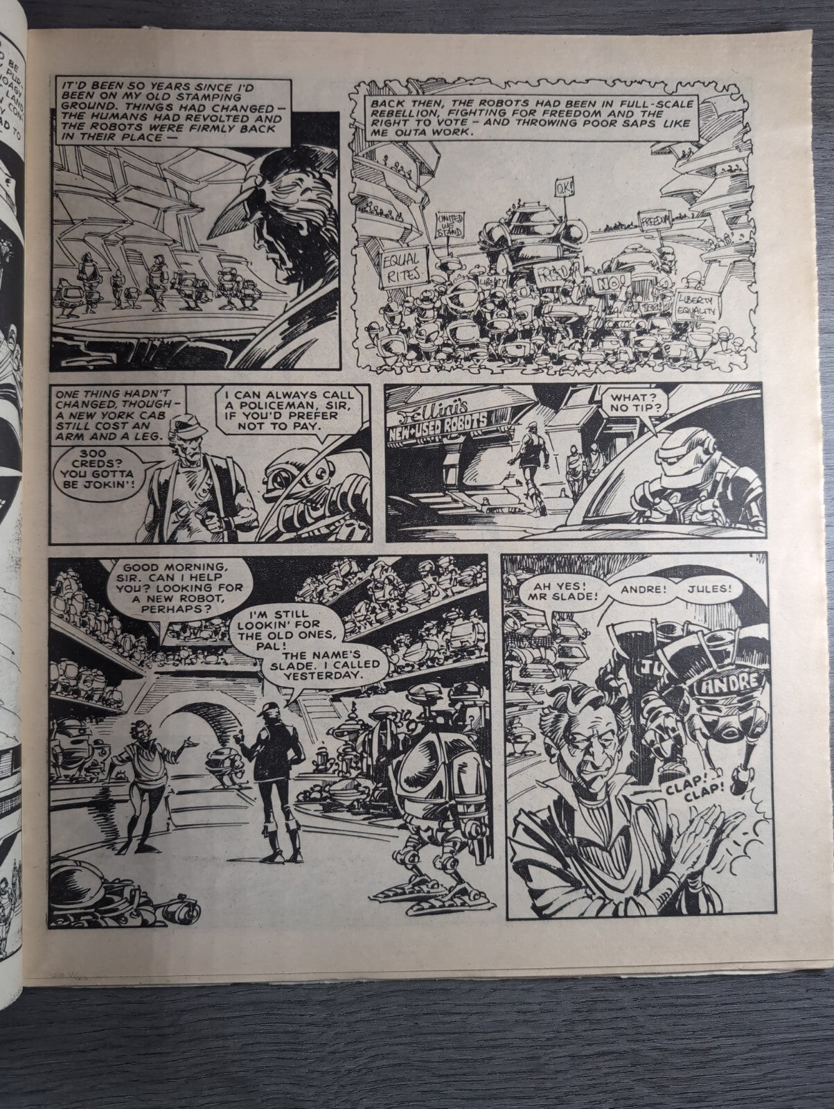 2000AD Prog 436 Featuring Judge Dread Comic 21st Sept 1985 Vintage Retro Comic