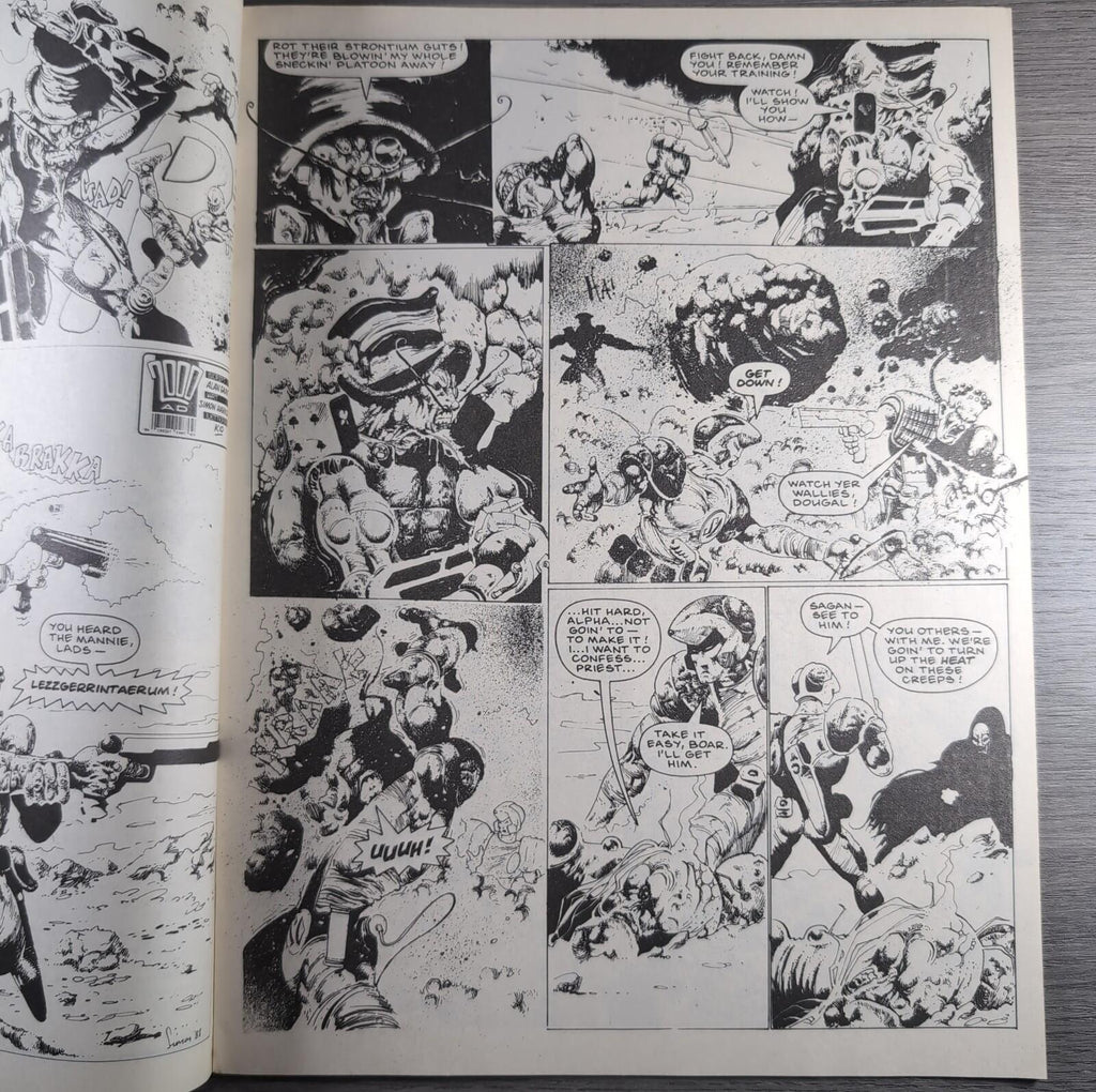 2000AD Prog 585 Featuring Judge Dredd 30th July 1988 Vintage Comic