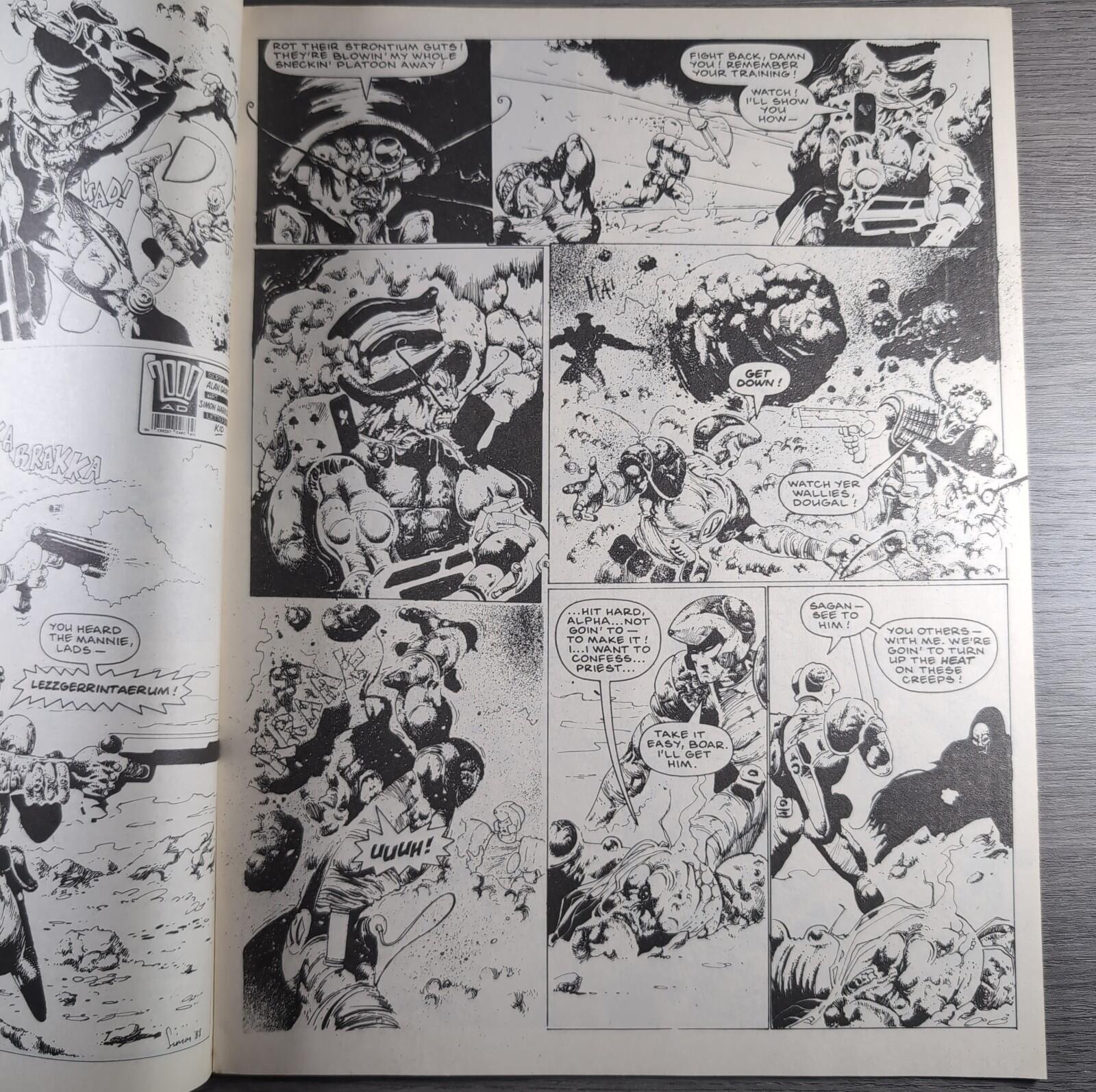 2000AD Prog 585 Featuring Judge Dredd 30th July 1988 Vintage Comic