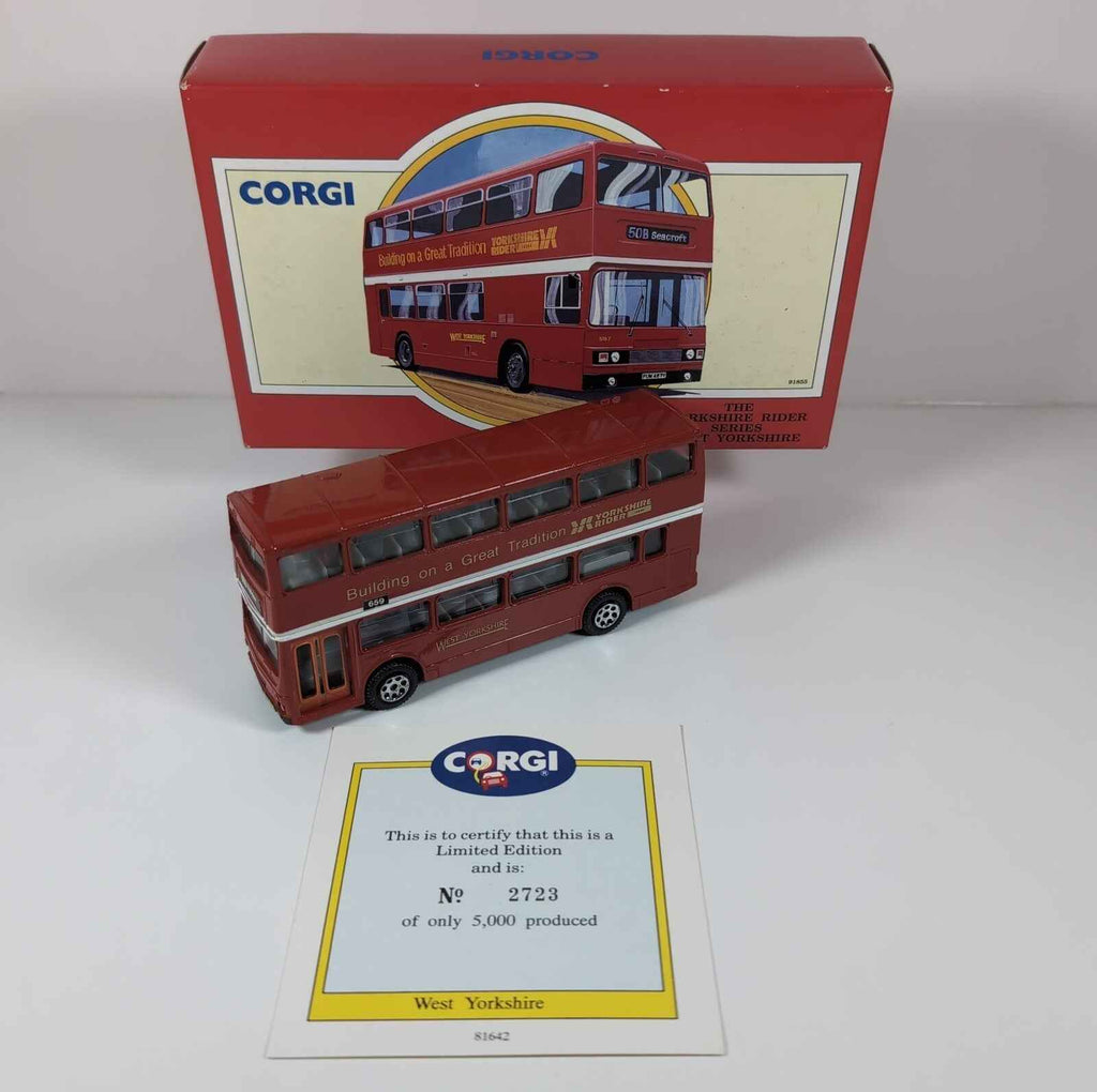 Corgi The Yorkshire Rider Series 91855 West Yorkshire Double Bus Die-Cast Model