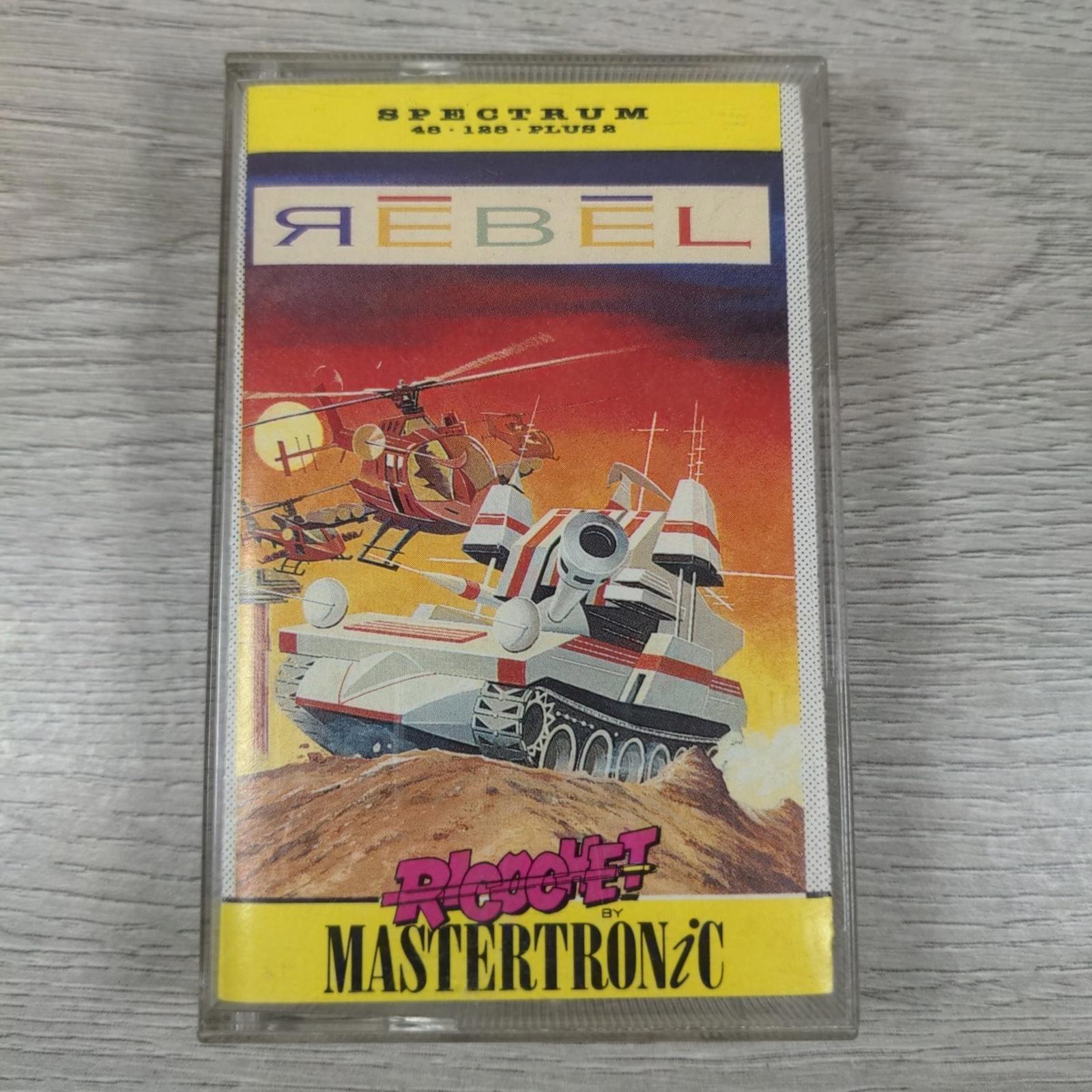 Rebel  ZX Spectrum 48/128K Game Cassette Ricochet Mastertronic Tested & Working