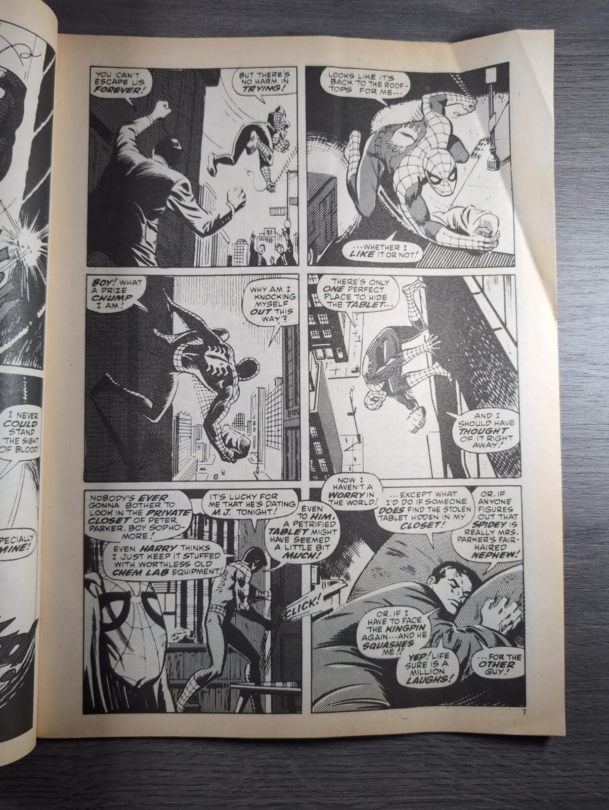 Spider-Man Comics Weekly No 81 Marvel Comics UK 31st August 1974 Vintage Comic