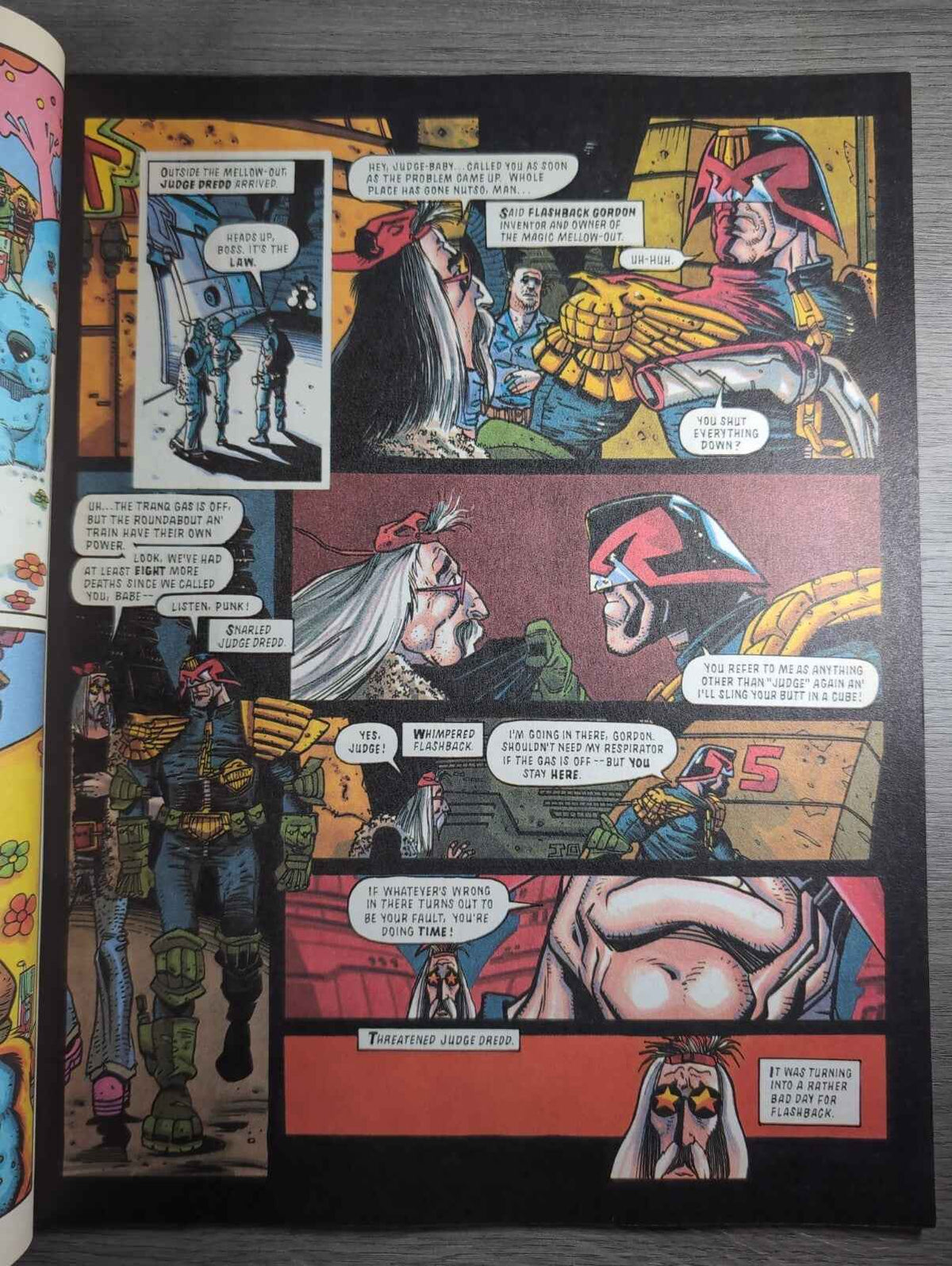 2000AD Prog 808 Featuring Judge Dredd Comic 7th Nov 1992 Vintage Retro Comic
