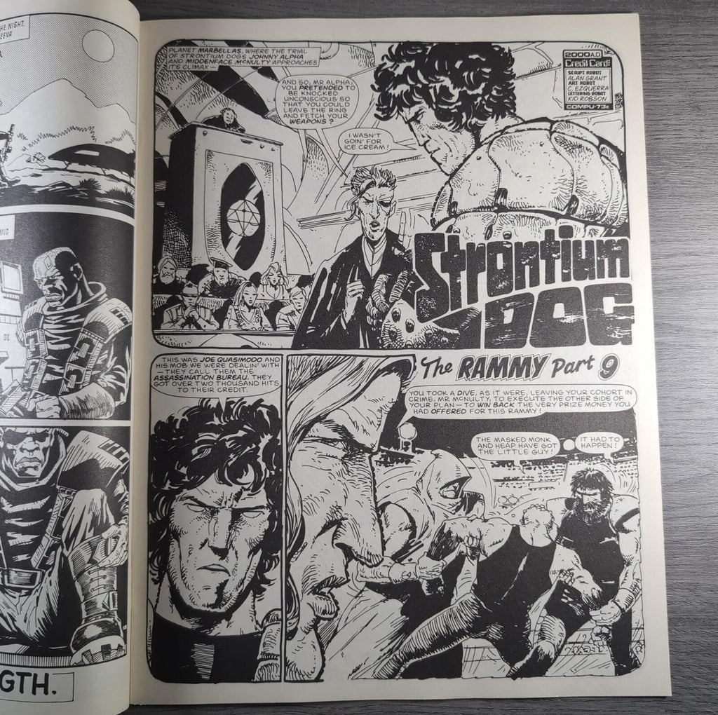 2000AD Prog 552 Featuring Judge Dredd 12th December 1987 Vintage Comic