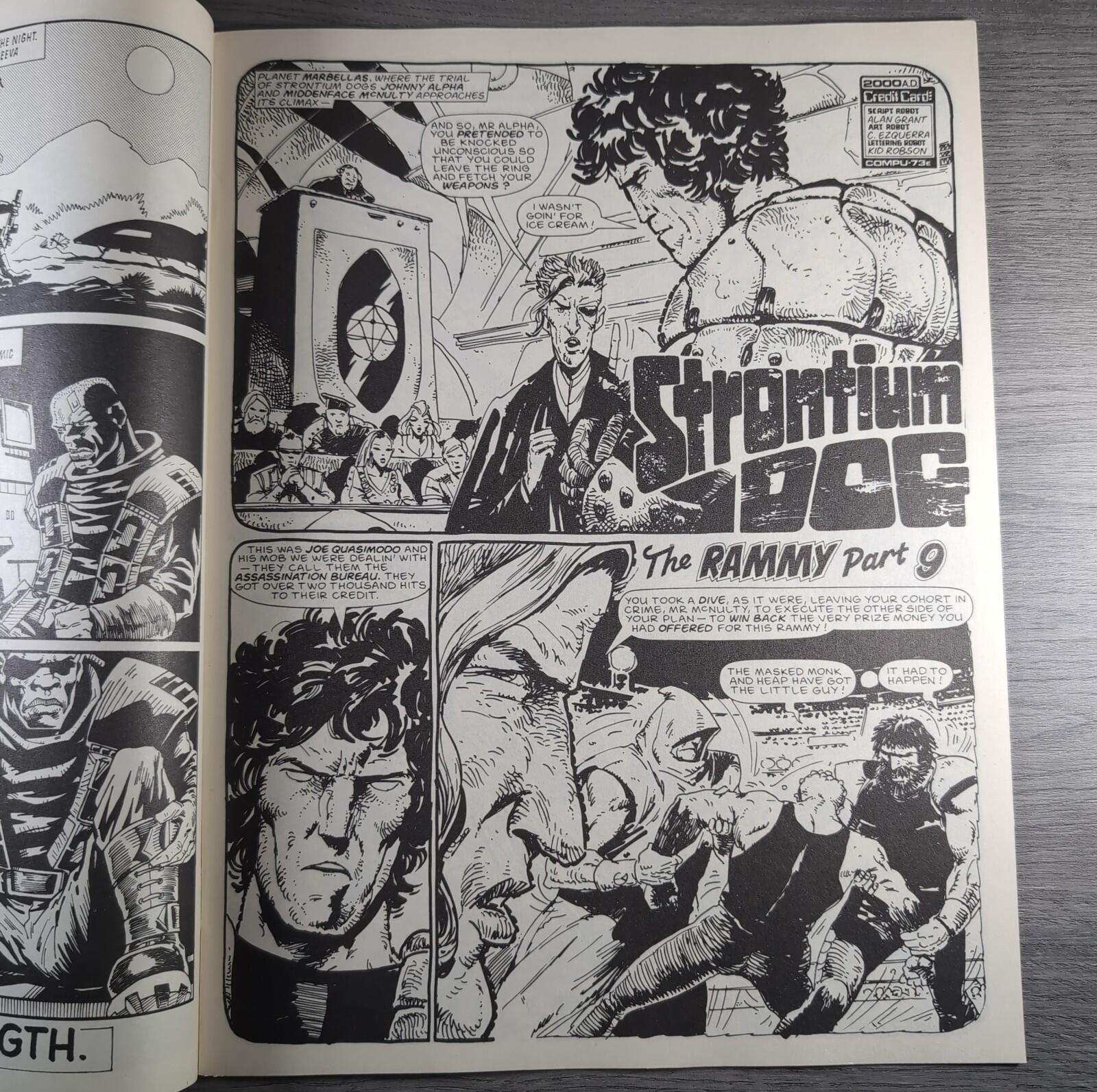 2000AD Prog 552 Featuring Judge Dredd 12th December 1987 Vintage Comic