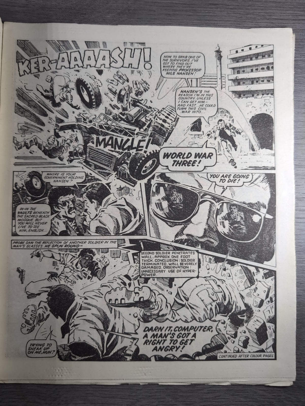 Eagle Comic Issue No. 237 4th October 1986 Vintage Retro UK Comic