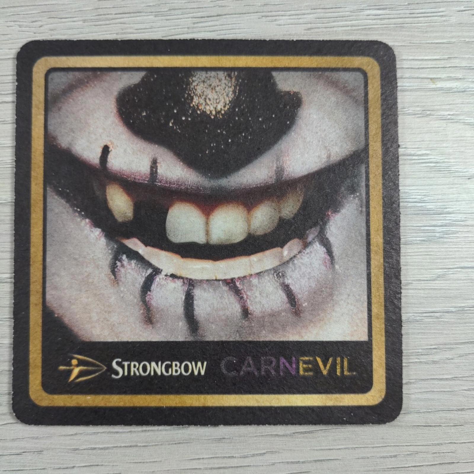 Strongbow 3 x Vintage Beer Mats Pub Bar Coaster Breweriana - Retrorama UK
