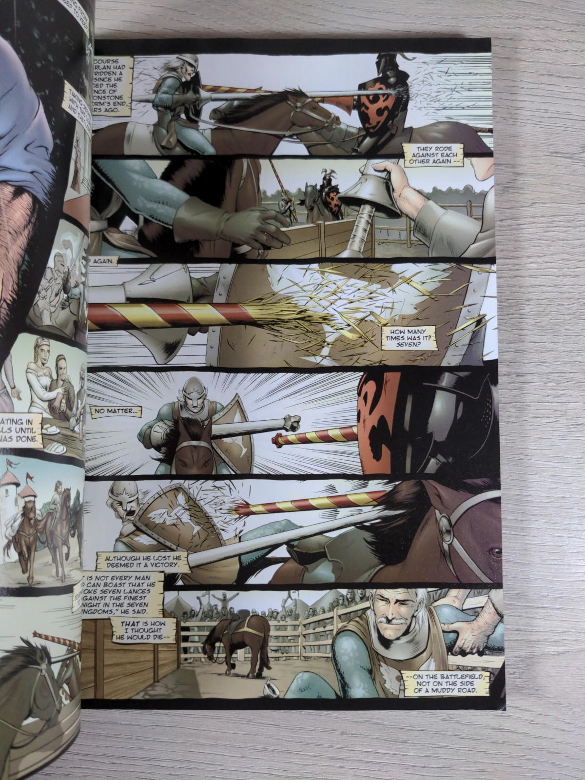 The Hedge Knight: Prequel GOT Graphic Novel George R. R. Martin Jet City Comics