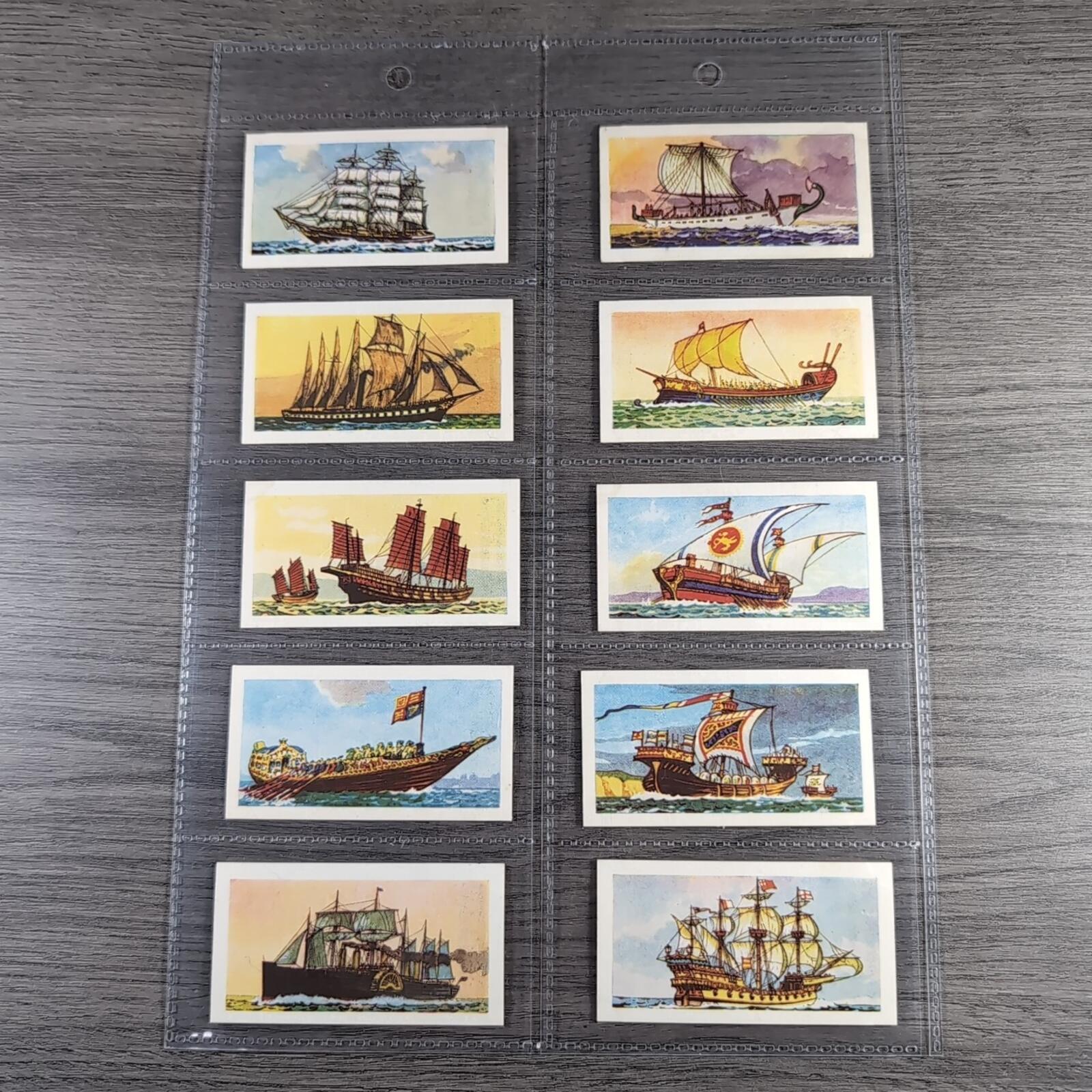 Ships Through the Ages 1963 C.S Ltd 2nd Series Complete Full Set of 50 Cards