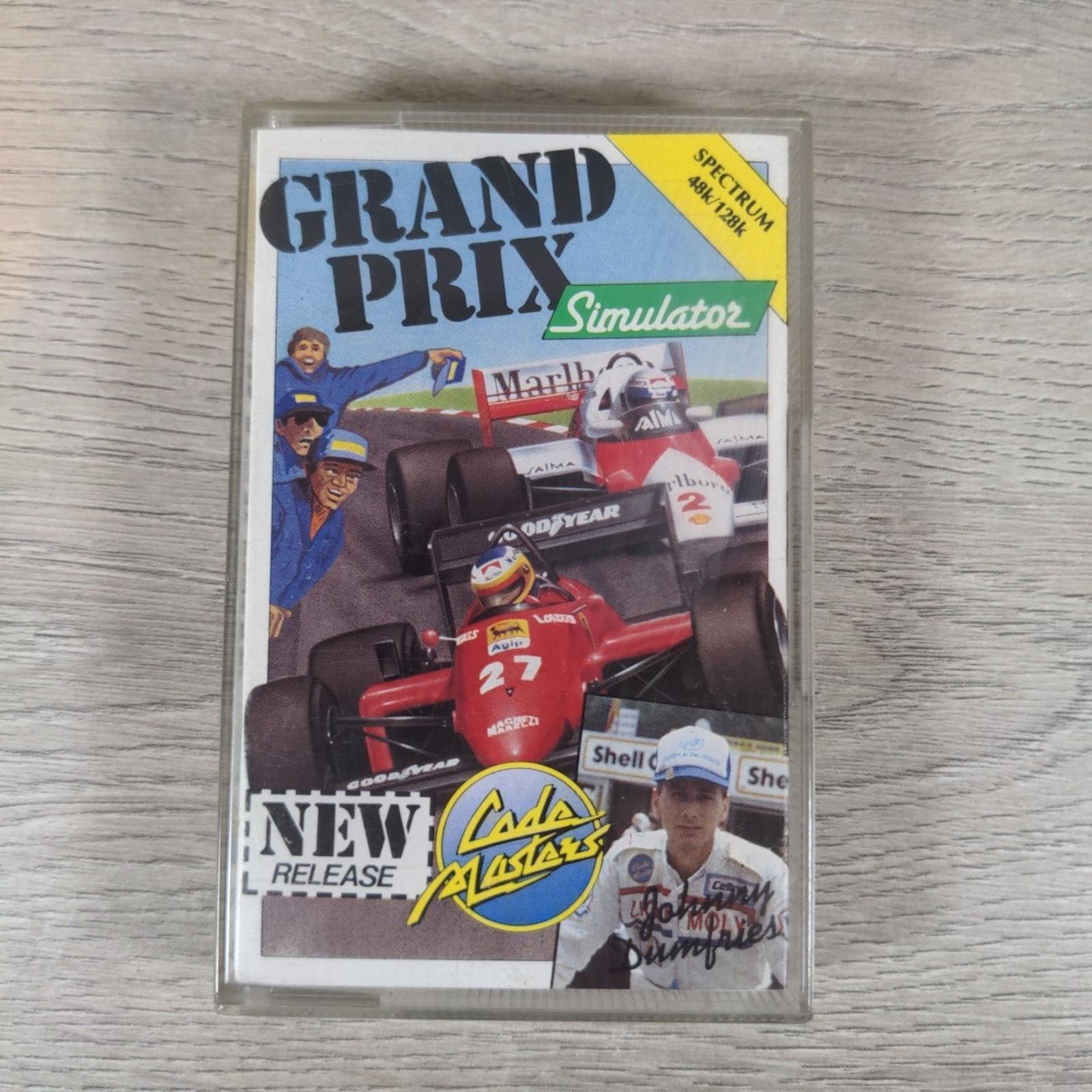 Grand Prix Simulator ZX Spectrum 48/128K Game Cassette Tested & Working