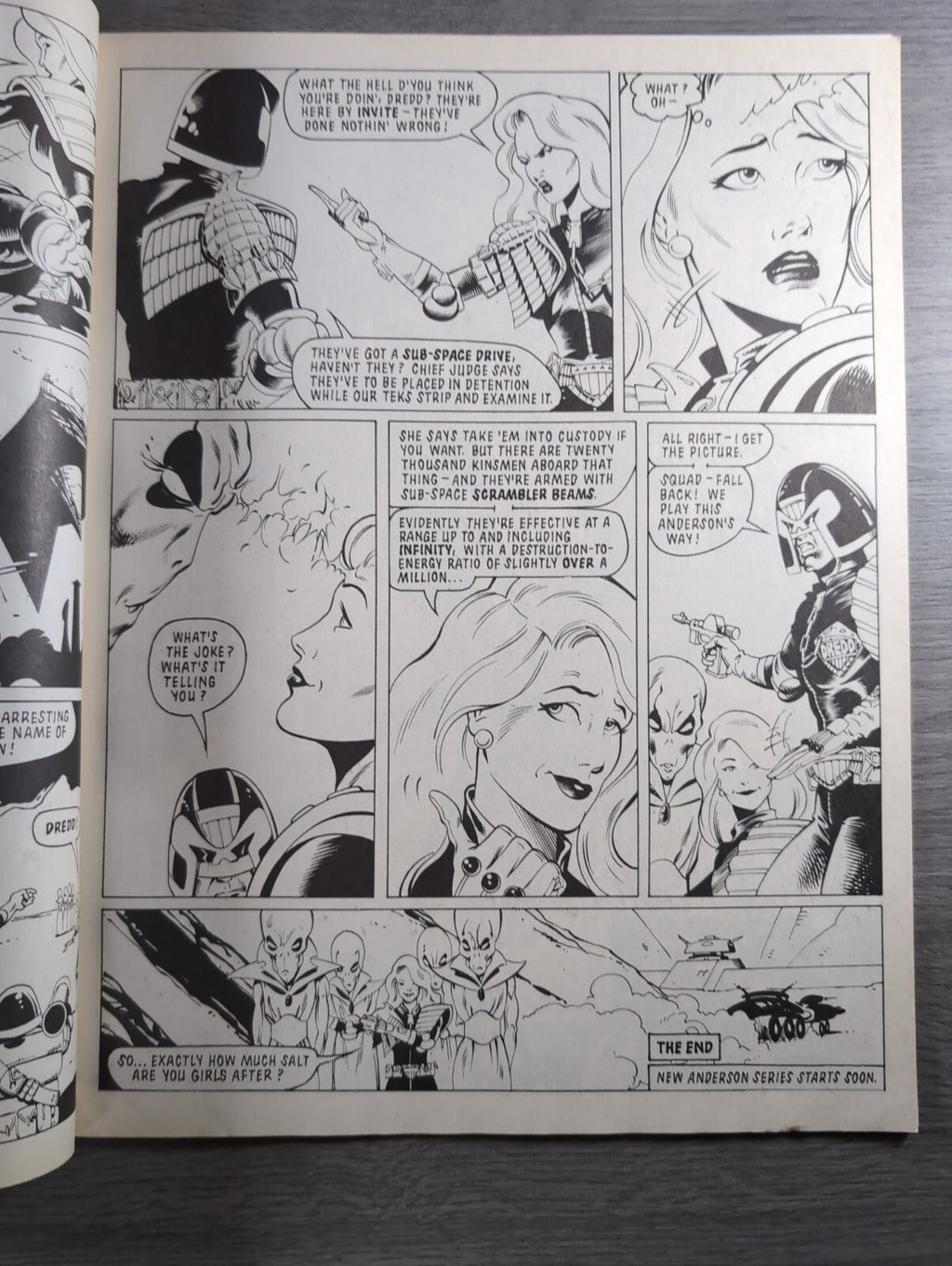 2000AD Prog 609 Featuring Judge Dread Comic 14th Jan 1989 Vintage Retro Comic