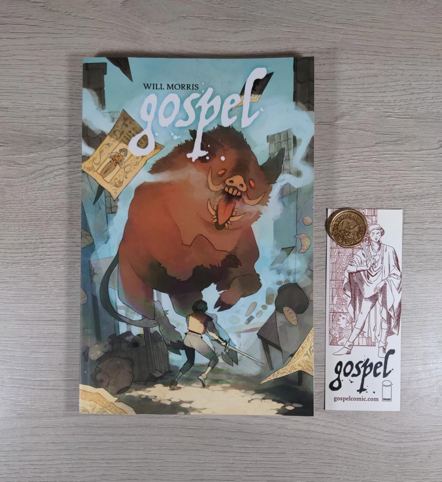 Will Morris Gospel Paperback Gospel Comics Graphic Novel 2023 With Bookmark