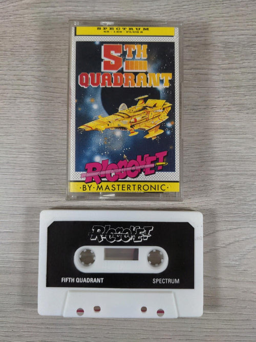 5th Quadrant ZX Spectrum 48K 128K Video Game Cassette Tested & Working