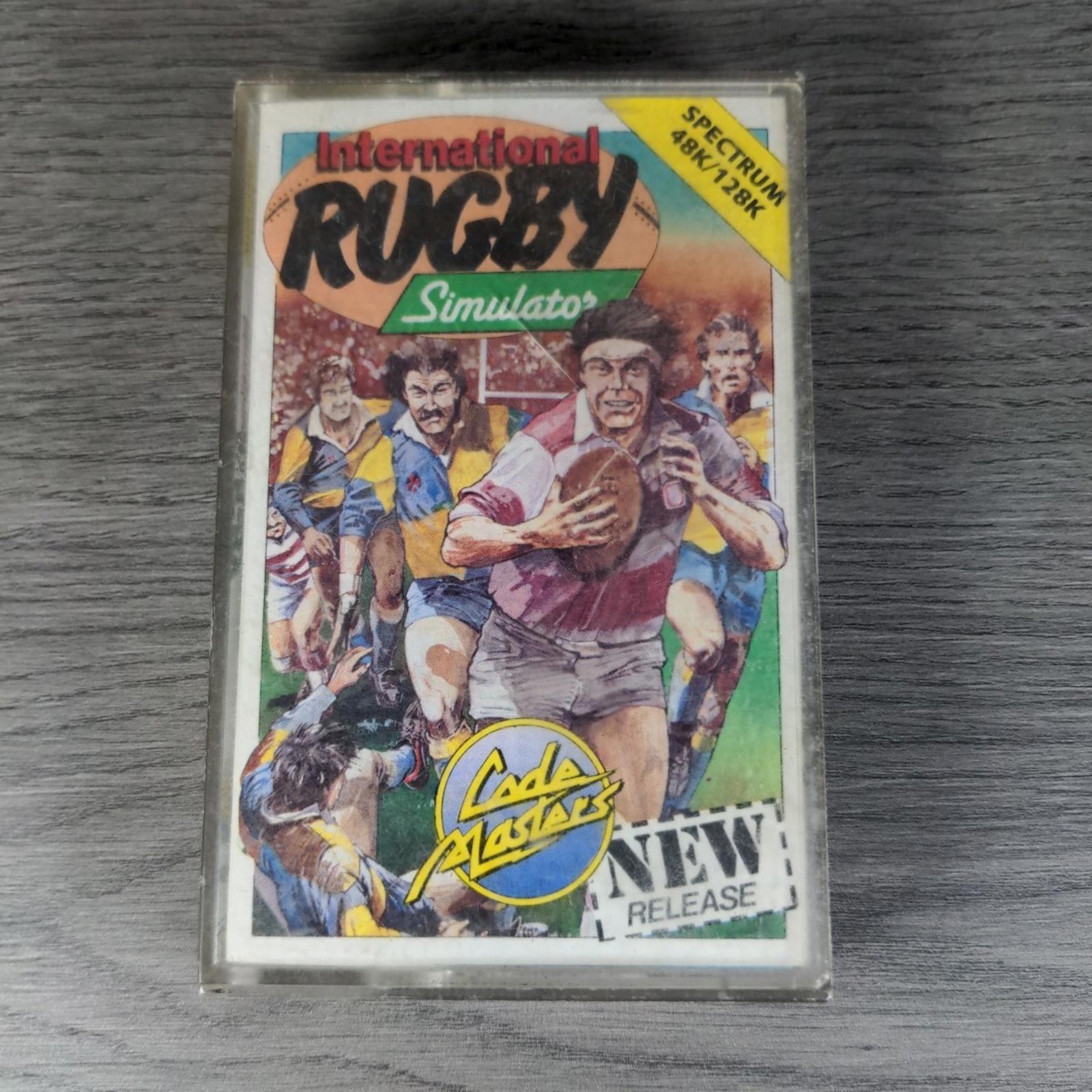 International Rugby Simulator ZX Spectrum 48/128K Game Cassette Tested & Working