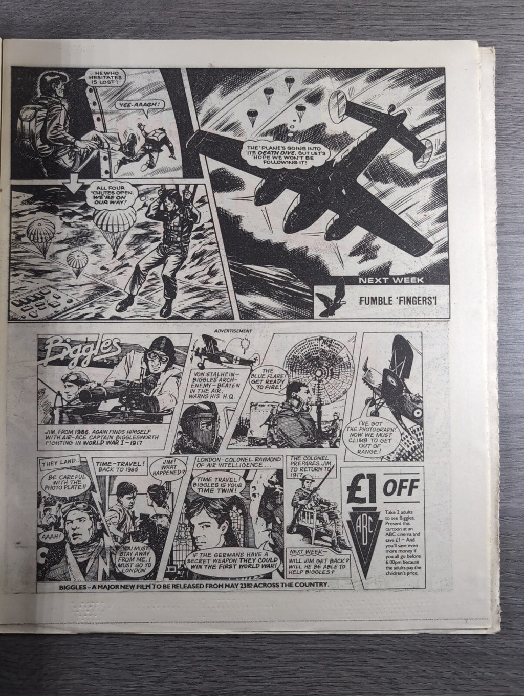 Eagle Comic Issue No. 217 17th May 1986 Vintage Retro UK Comic