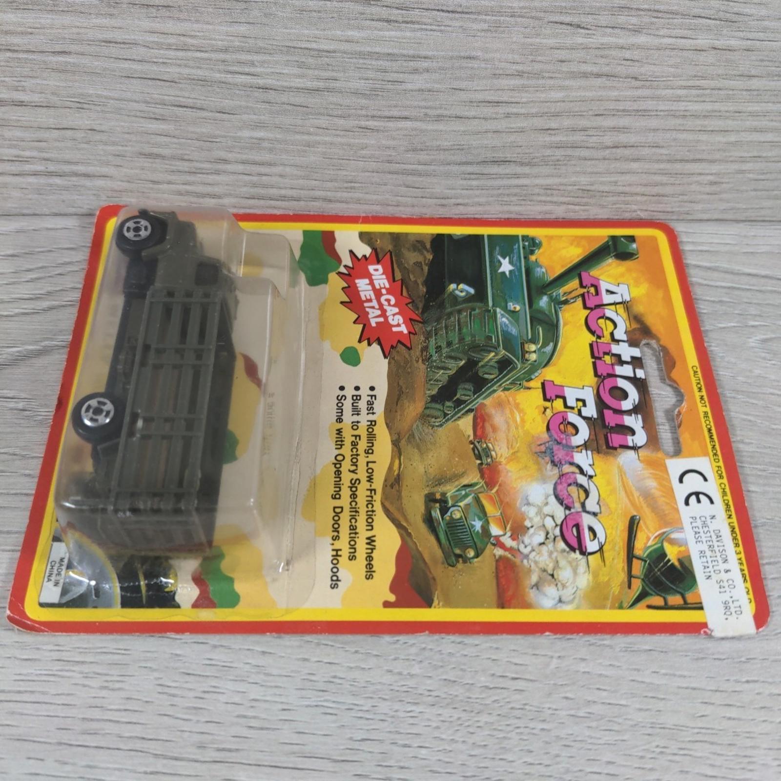 Welly Action Force Army Force Military Truck No 8634 1980s Diecast Model - Retrorama UK