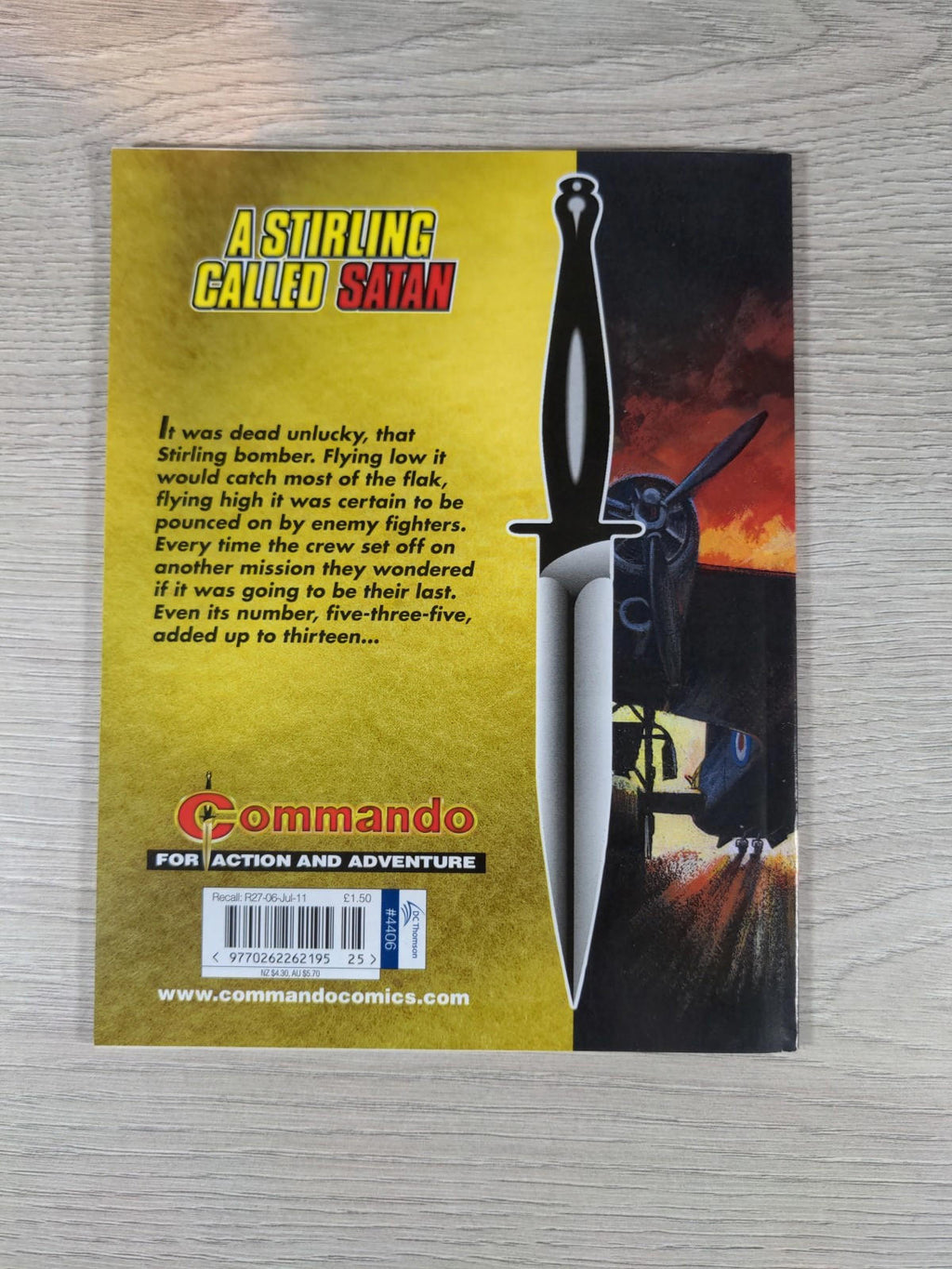 Commando Comic Issue Number 4406 A Stirling Called Satan - Retrorama UK