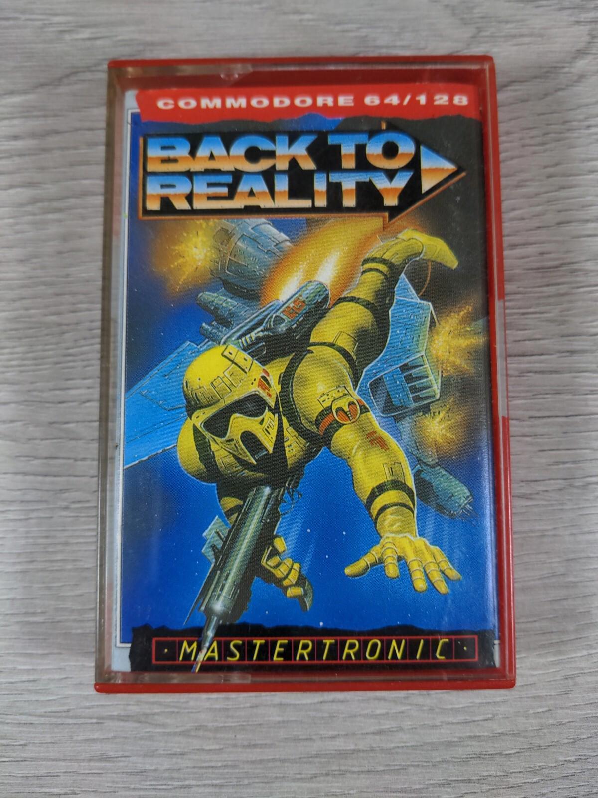 Back To Reality Commodore 64 C64 Game Cassette - Tested & Working