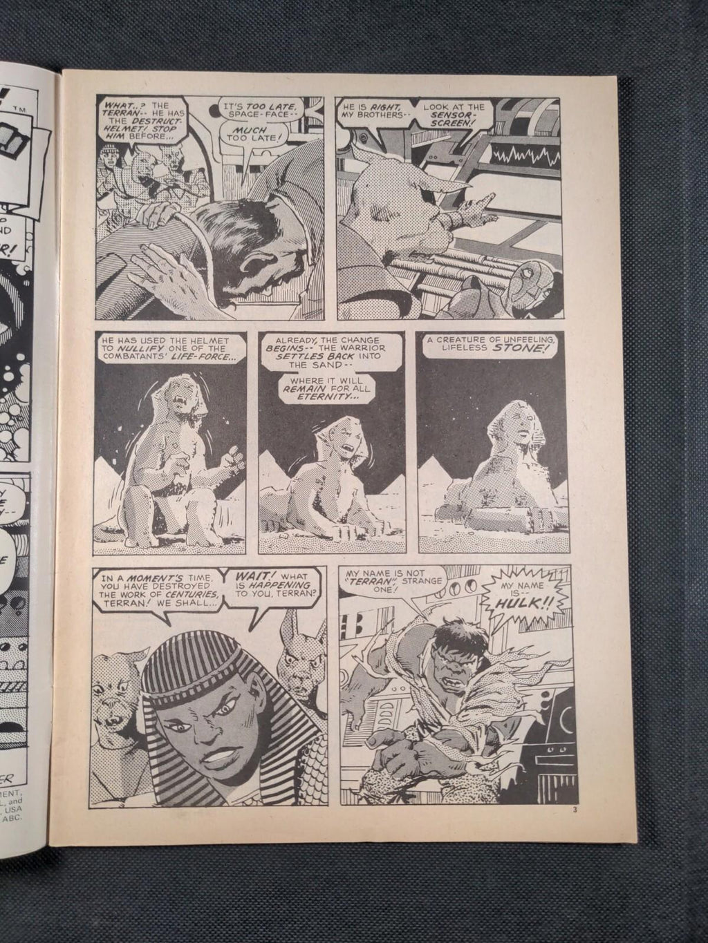 Mighty World of Marvel Issue No 119 January 1975 Marvel UK Vintage Comic - Retrorama UK