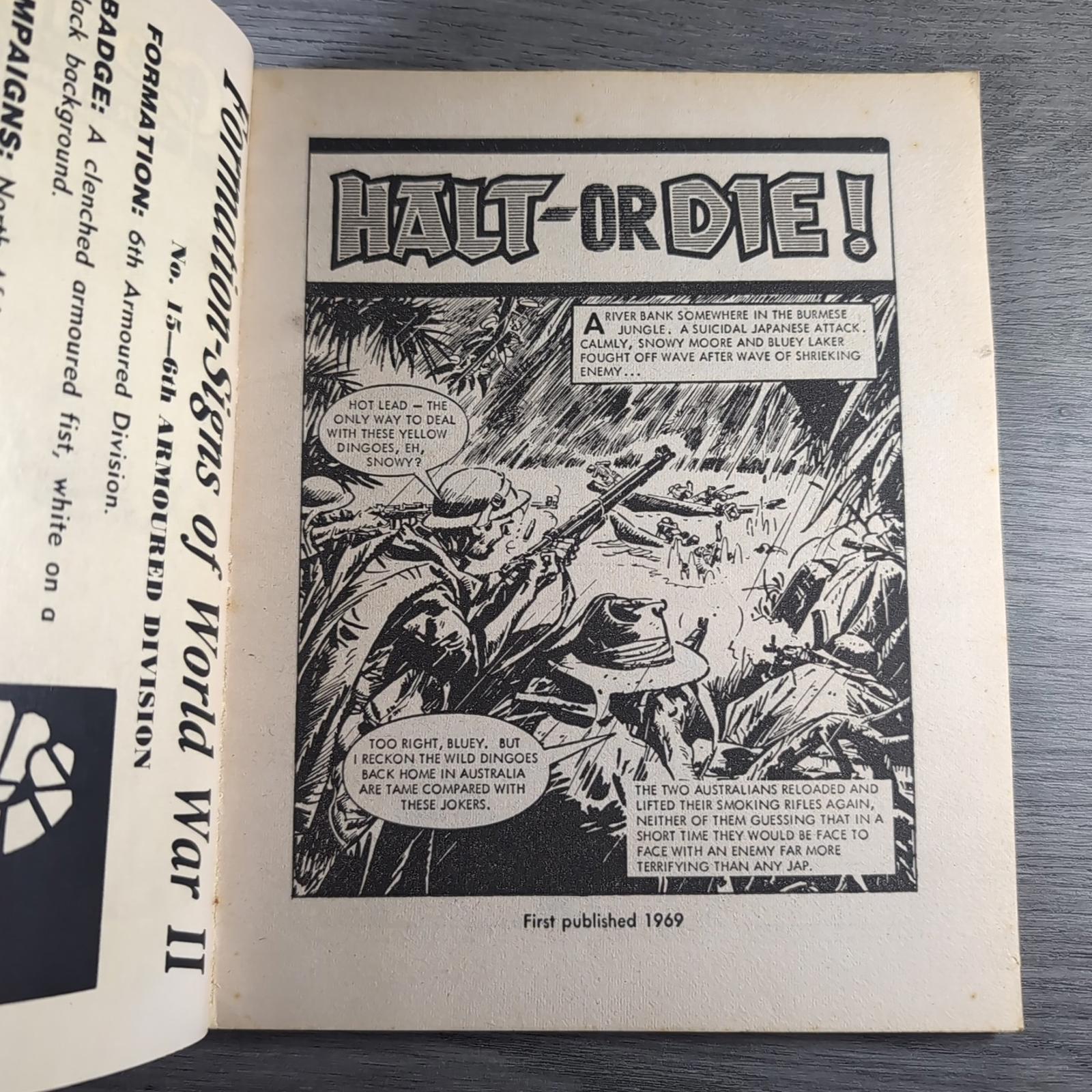 Commando Comic Issue Number 1155 Halt Or Die!